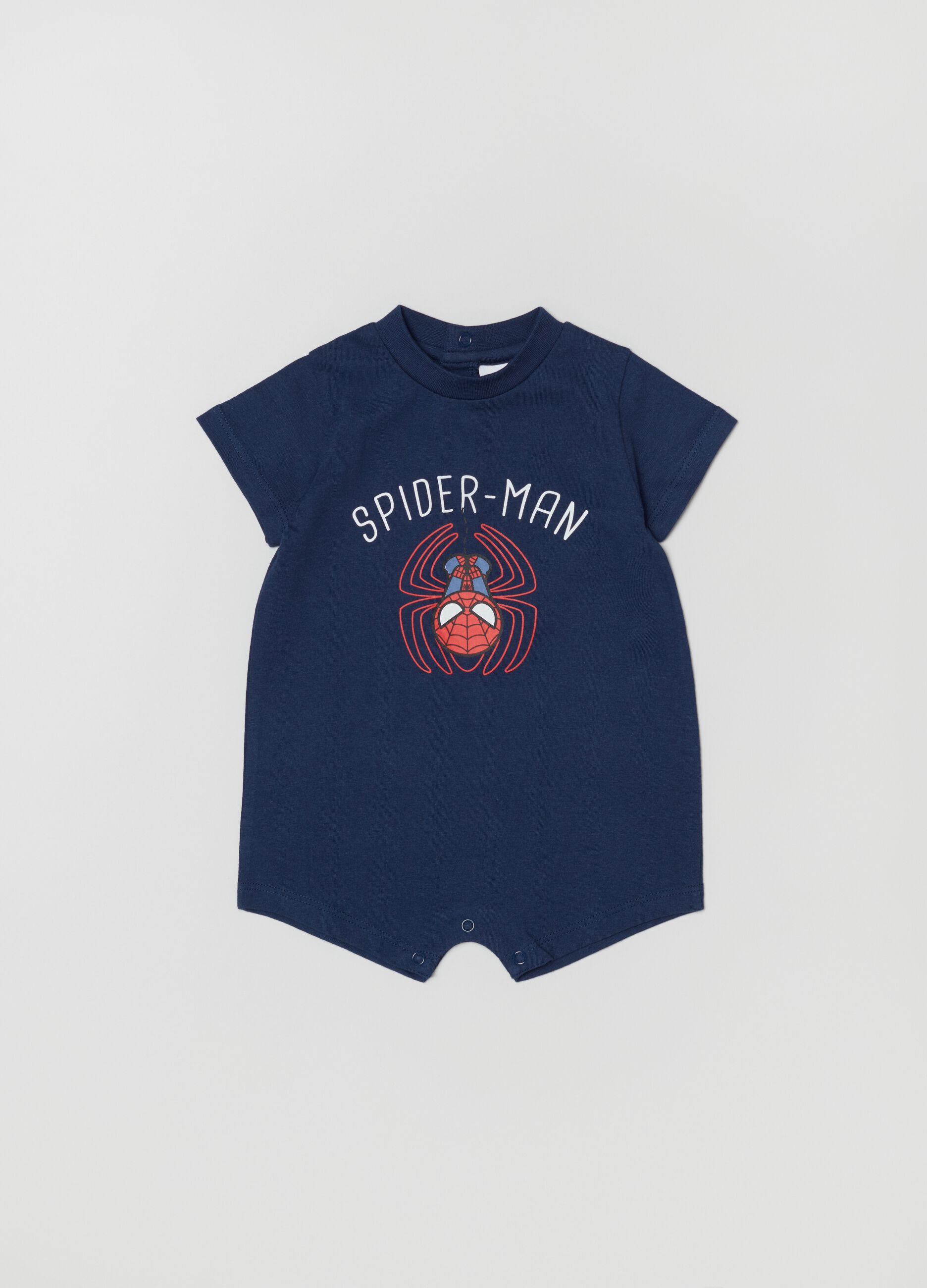 Pyjama romper suit with Spider-Man print