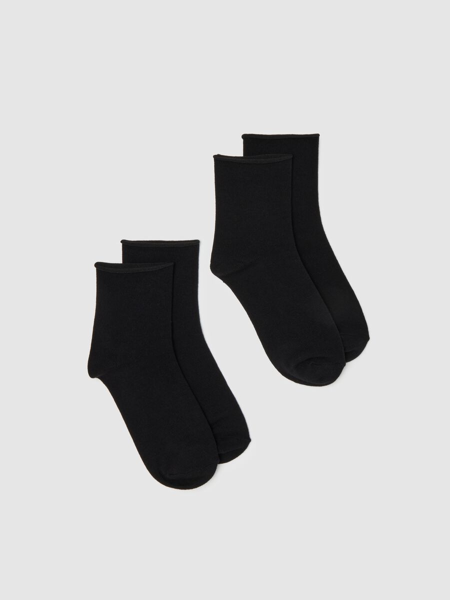 Elasticated Black Socks_0