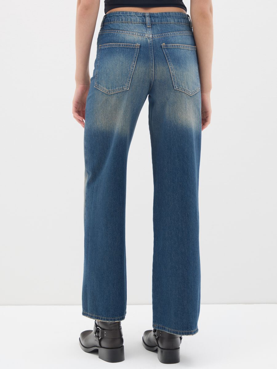 Baggy denim pure cotton jeans_3