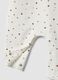 White pure organic cotton polka-dot baby sleepsuit_3