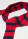 Red and blue striped scarf_1