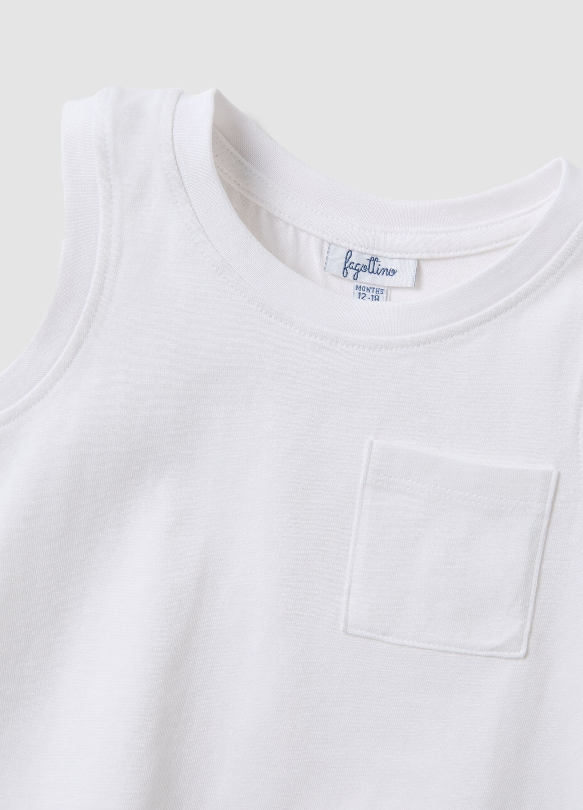 2-pack blue cotton tank tops