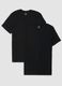 Two-pack of black crew-neck T-shirts in pure extra-fine cotton_4