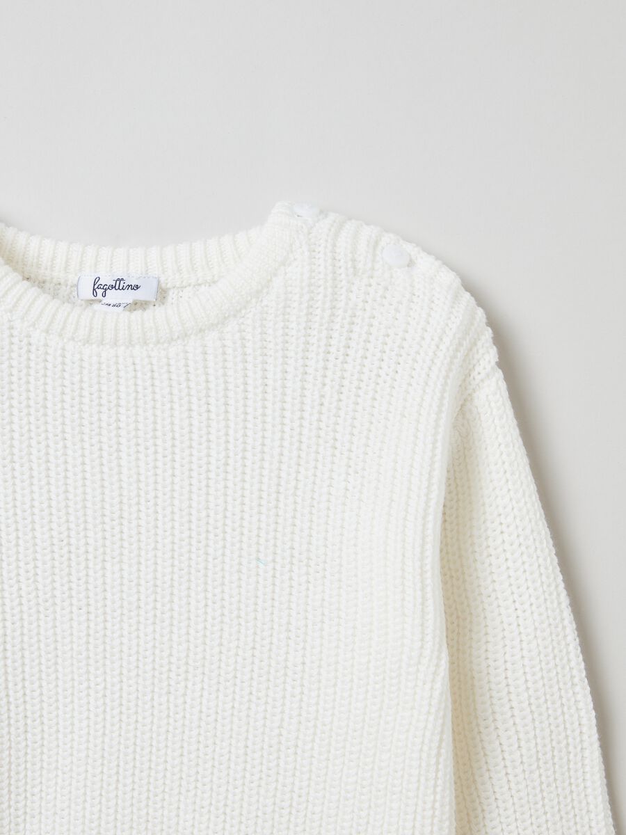 Pullover in cotone a costine_2