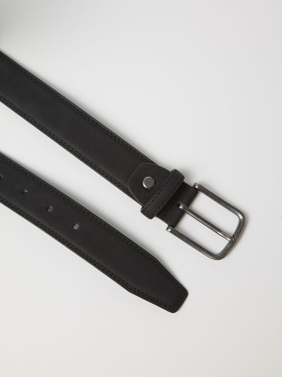 Black Belt with Sturdy Buckle_1