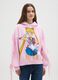 Pink cotton-blend hoodie regular fit with Sailor Moon print_1