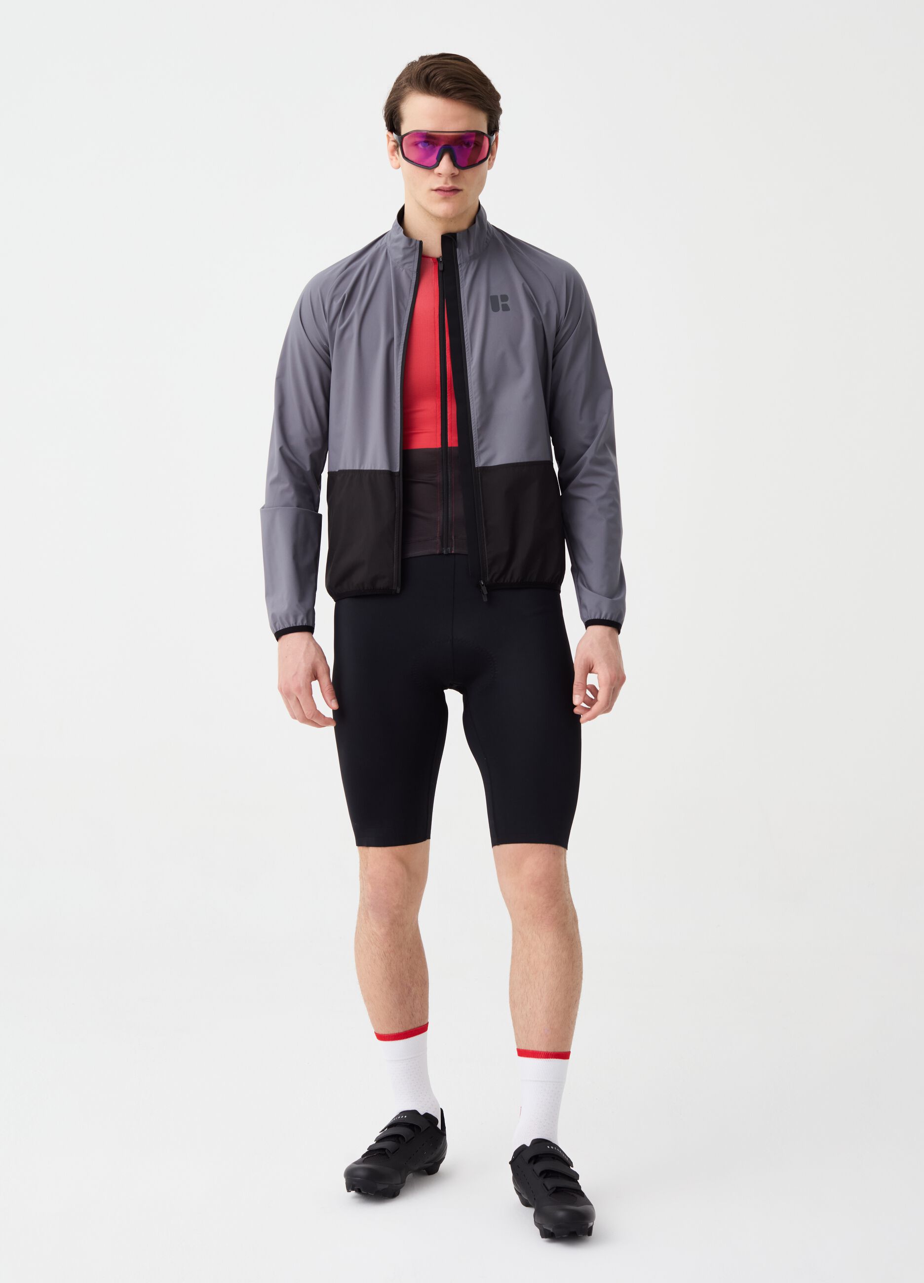 Ovs Giacca a vento ciclista full-zip Urban Riders