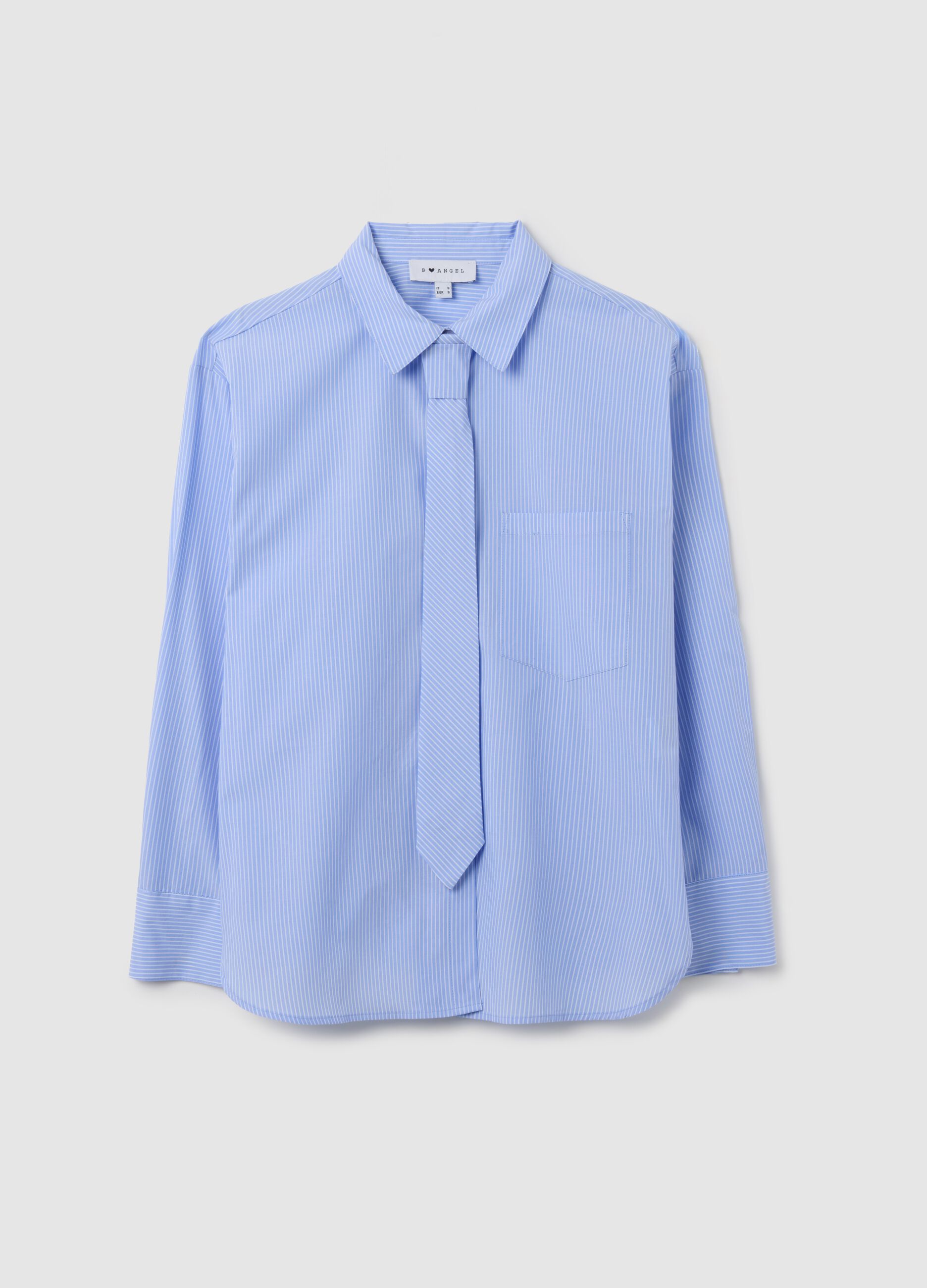 Blue Poplin Shirt