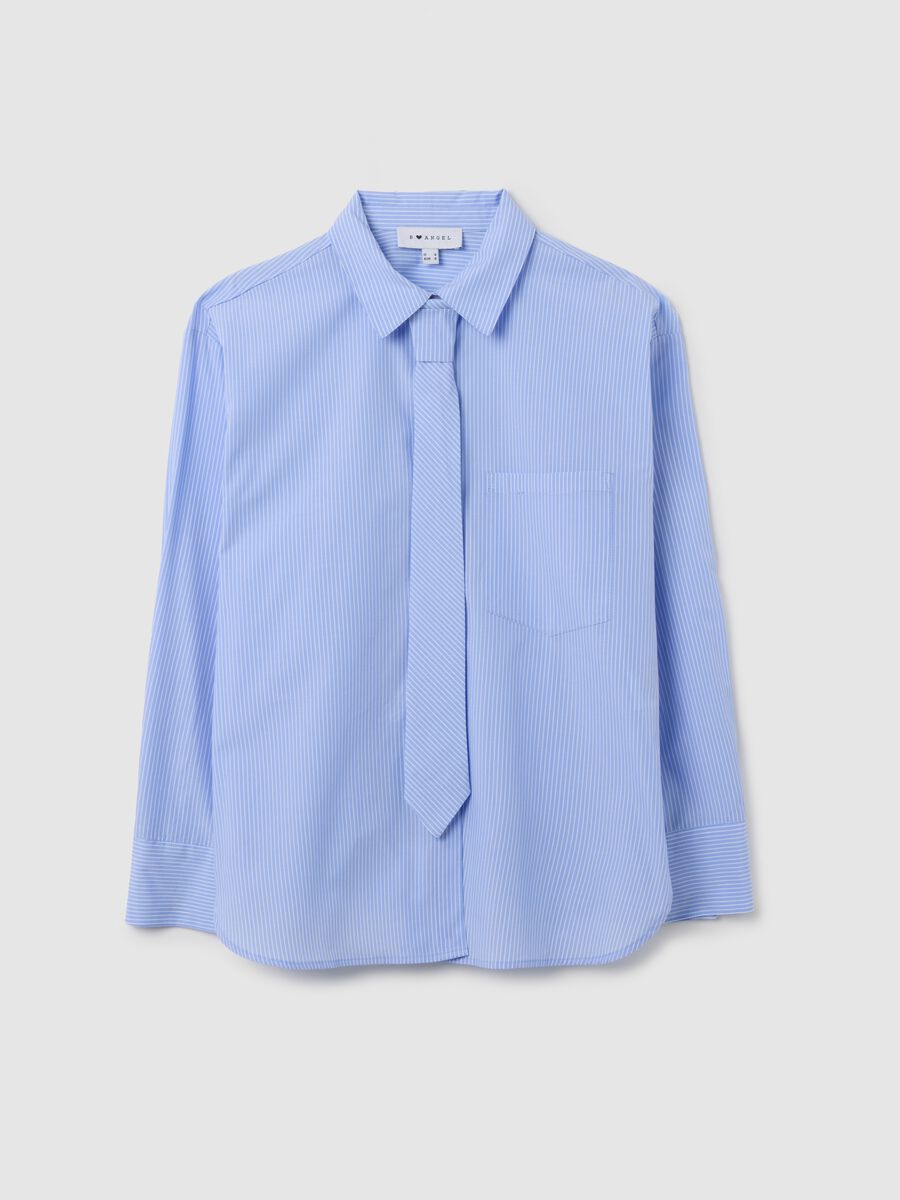 Blue Poplin Shirt_4