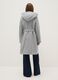 Grey single-breasted regular fit coat with belt_2