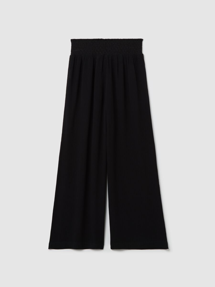 Wide Leg Black Trousers for OVS Kids_4