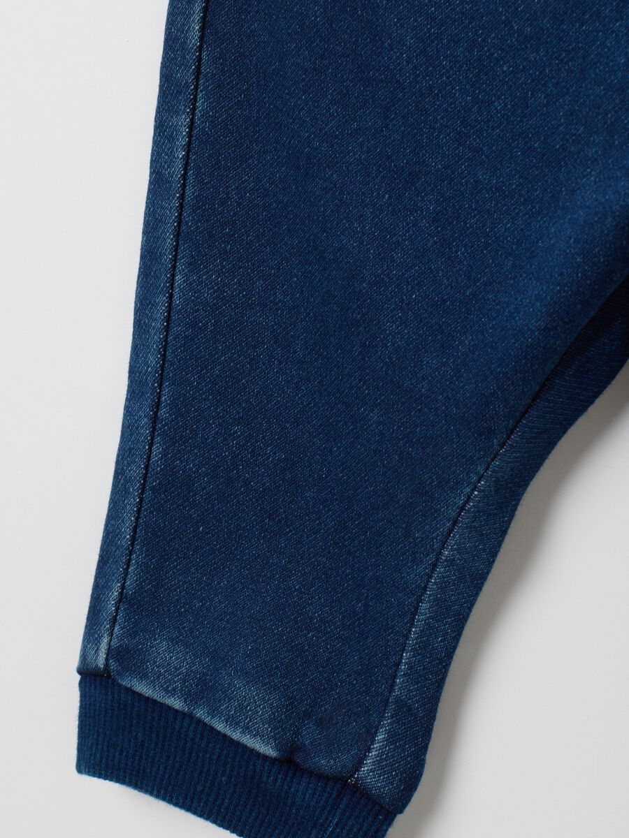 Baby boys' regular fit denim jogger trousers_3