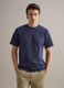 Blue pure cotton relaxed fit T-shirt_2