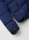 Regular Blue Padded Jacket with Zip_5