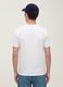 White mercerised pure cotton crew-neck T-shirt, regular fit_2