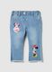 Five-pocket jeans with Minnie Mouse print_0