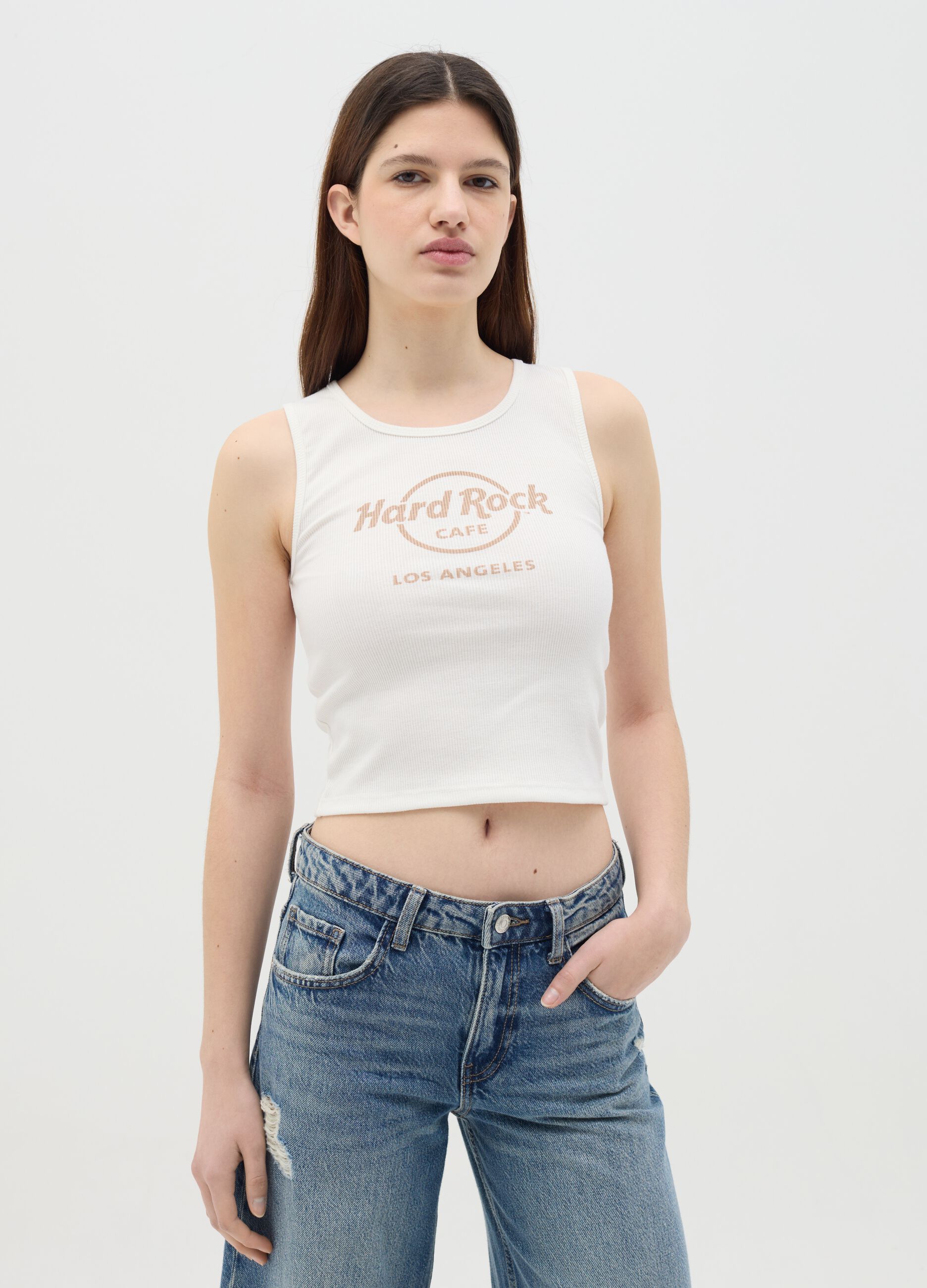 Tank top with Hard Rock Cafè Los Angeles print