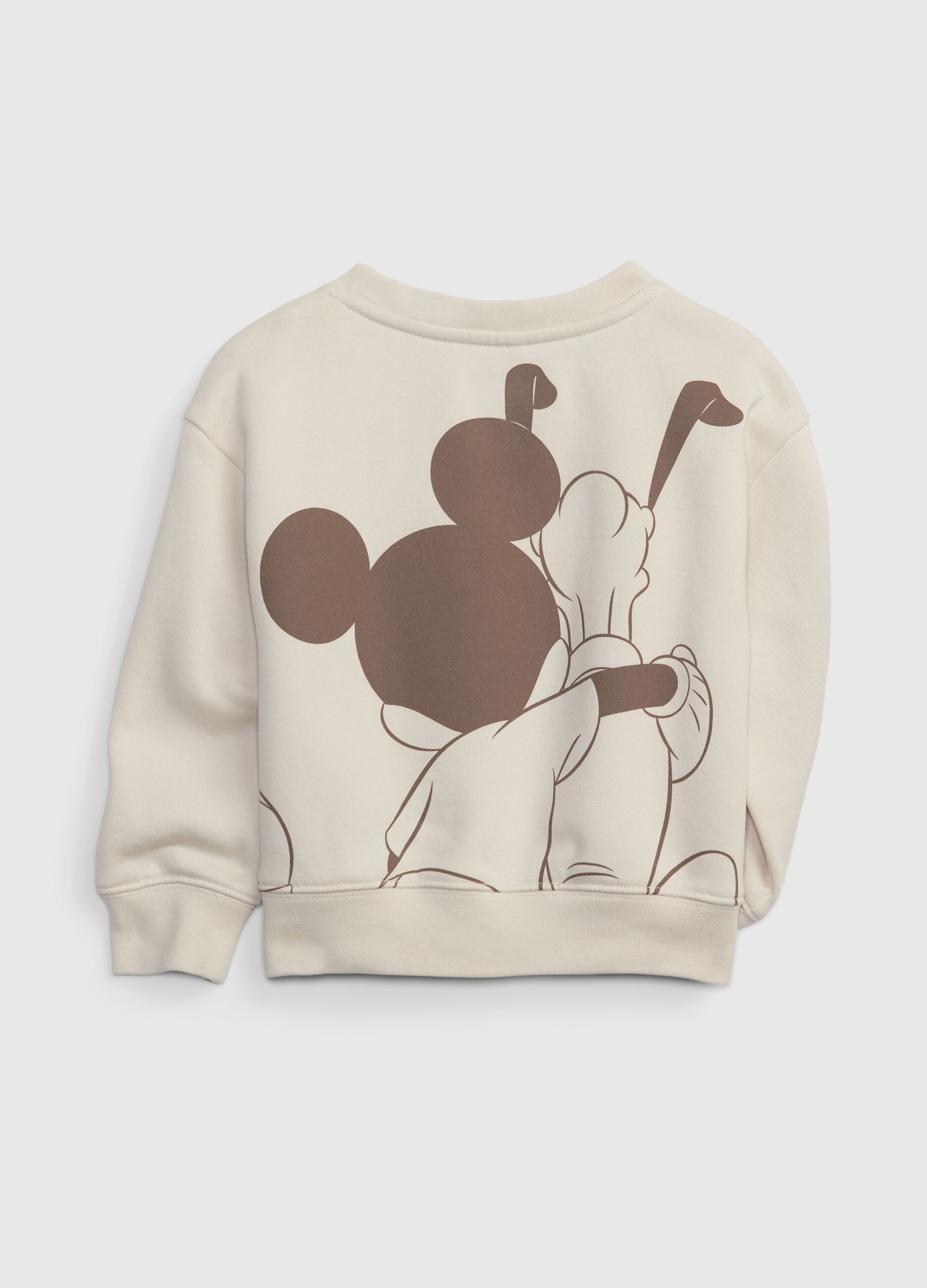 Felpa stampa Disney Topolino e Pluto