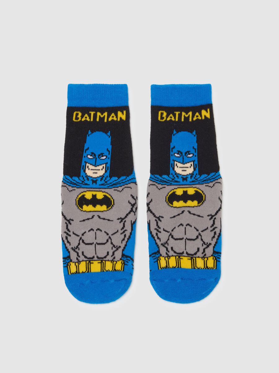 Slipper socks with Batman print_0
