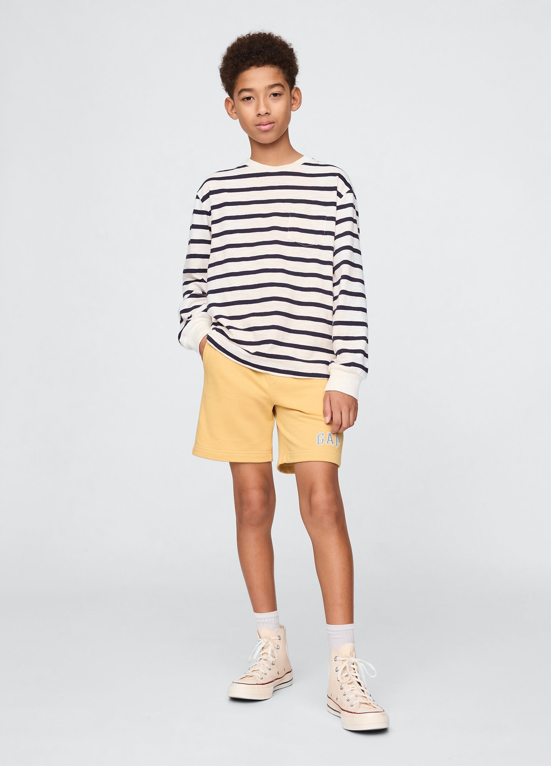 Yellow GAP Kids Cotton Blend Shorts