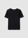 Black pure cotton regular fit T-shirt_4