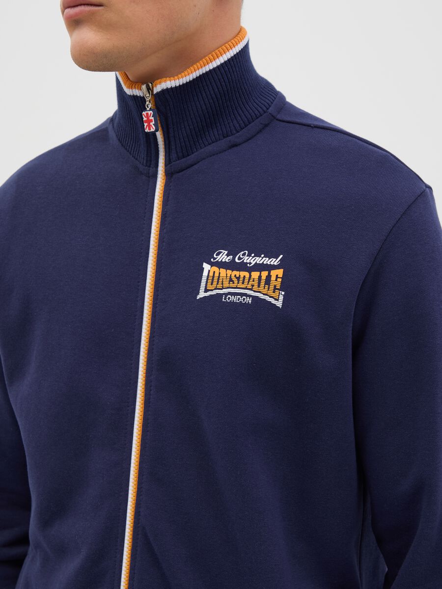 Men's full zip poli-cotton sweatshirt by Lonsdale_2