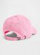 Pink pure cotton baseball cap with logo_1