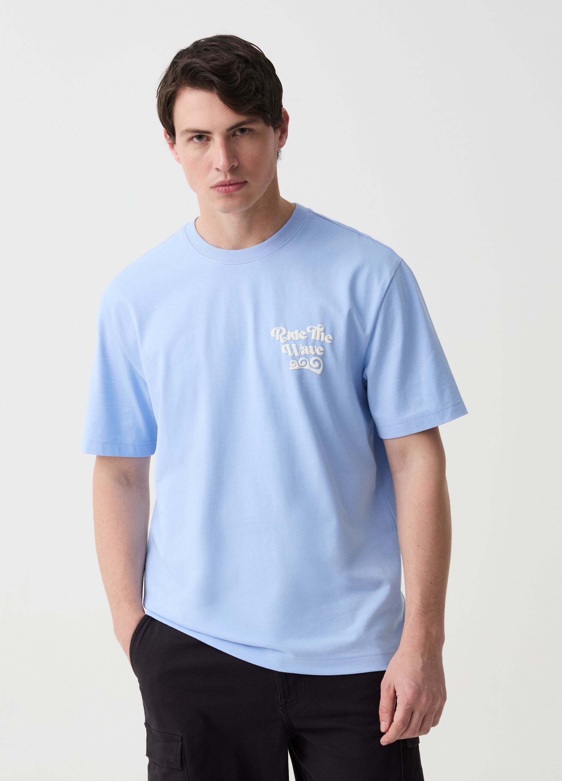 T-shirt in cotone con stampa