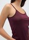 Set of two-pack violet stretch fabric tops with thin straps_3