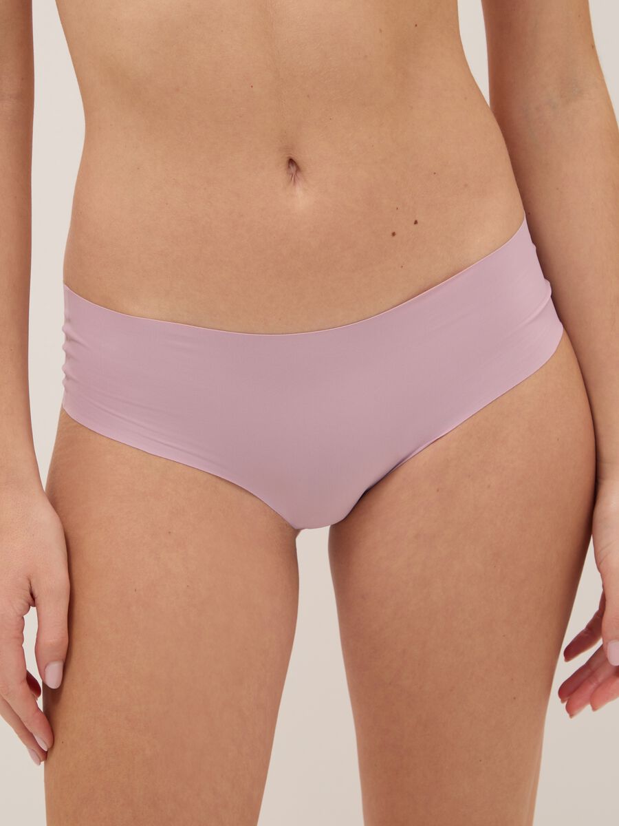 Pink microfibre regular fit briefs_1