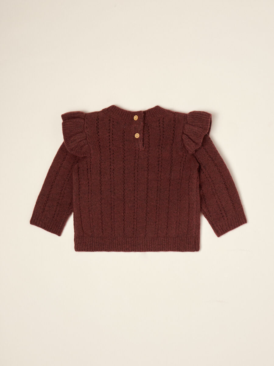 Red stretch wool crew-neck jumper_2