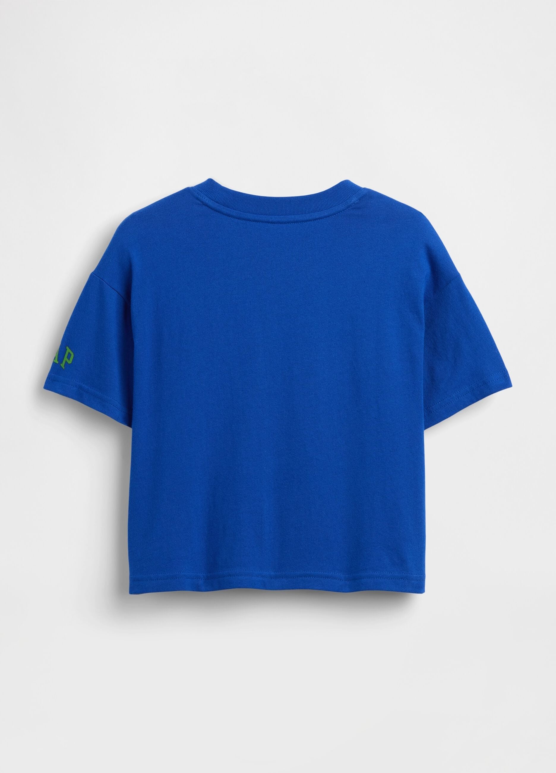 Pure cotton short-sleeve T-shirt with graphic print