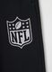 Black cotton blend joggers with NFL logo_5