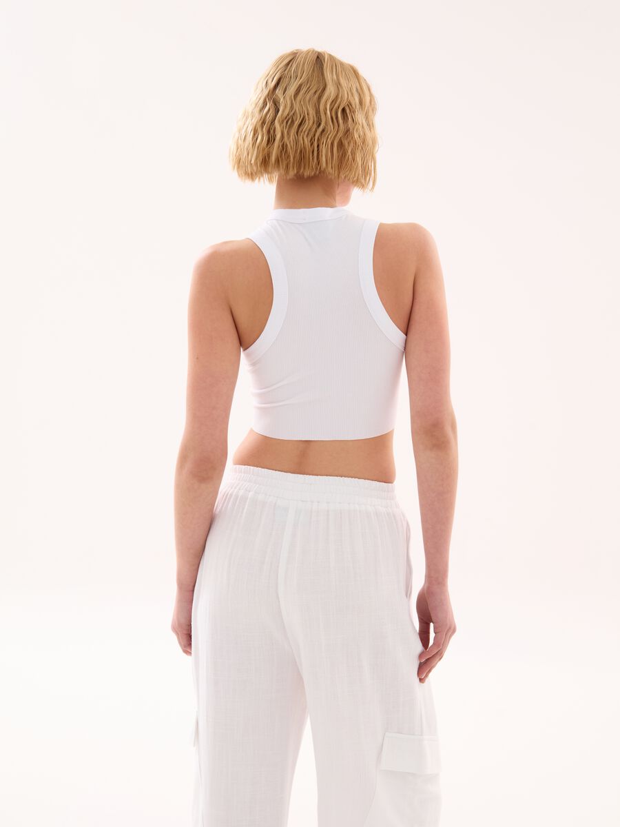 Rounded Crop Tank White_3