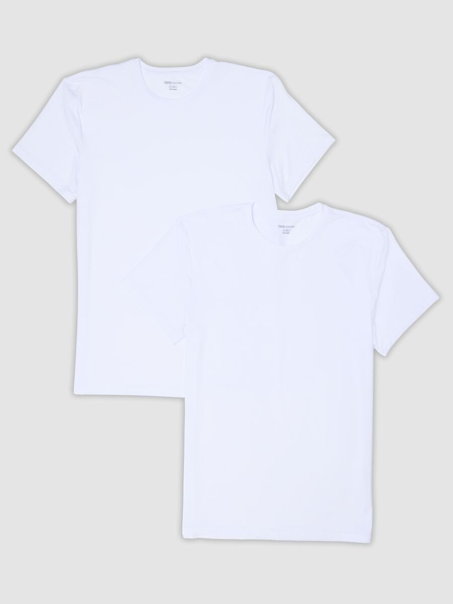 2-pack of white stretch microfibre regular-fit T-shirts_4