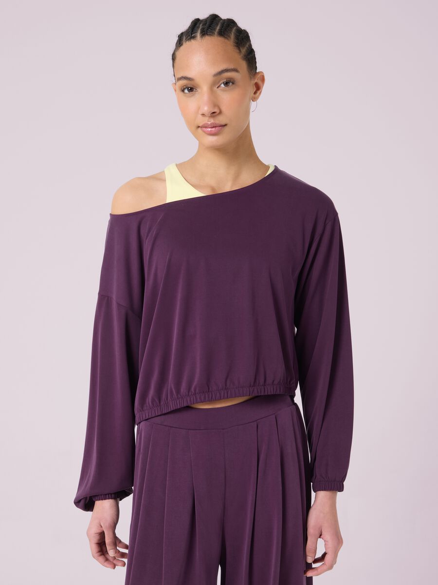 T-shirt fluida crop ALTAVIA STUDIO_1