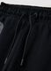 Blue cotton-blend Bermuda shorts with elasticated waist_2