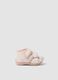 Pink animal motif slippers for baby girls and toddlers_0