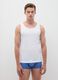 Men's Triple Pack White Cotton Vests Regular Fit_0