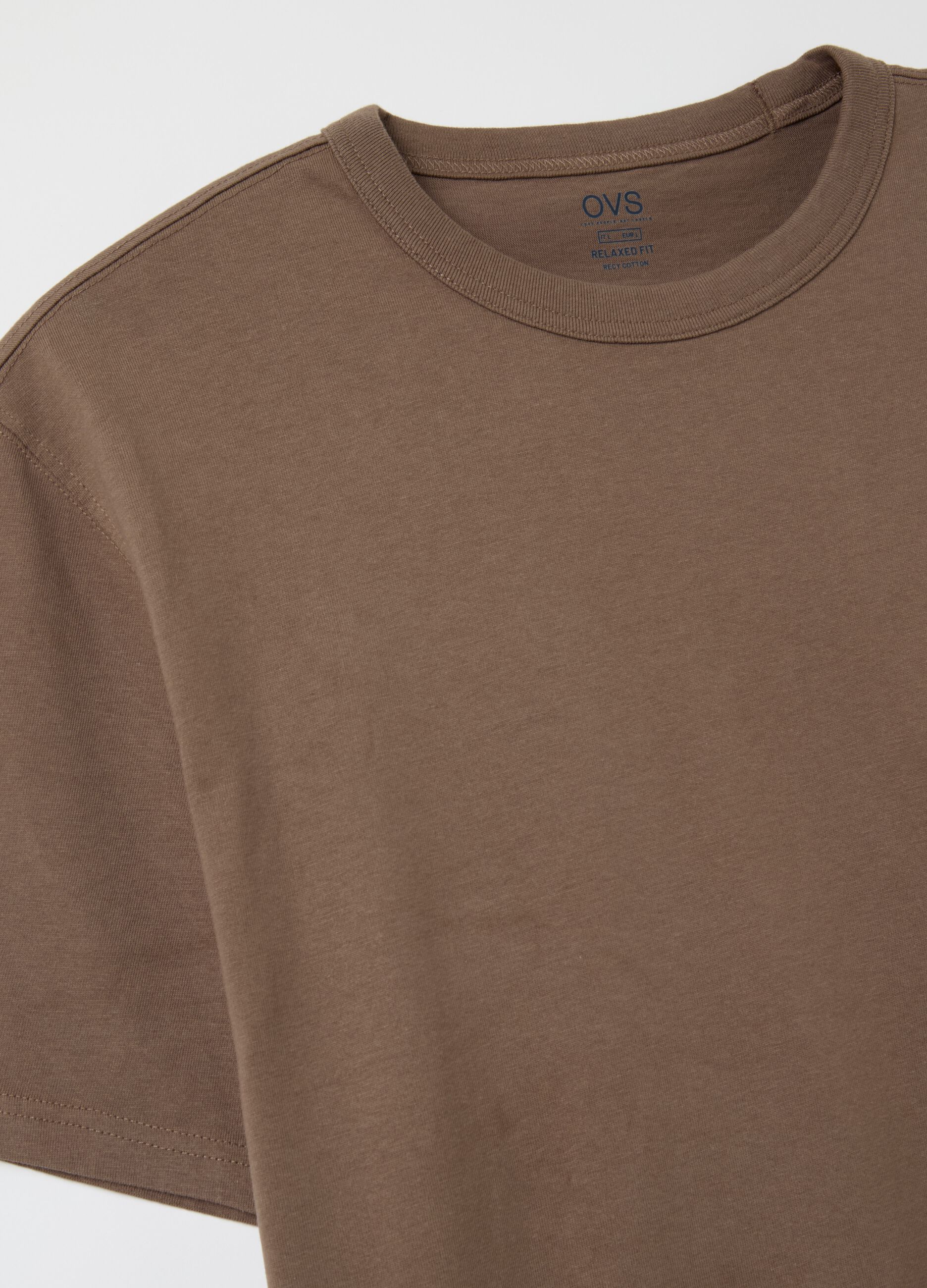 Relaxed-fit T-shirt with round neck
