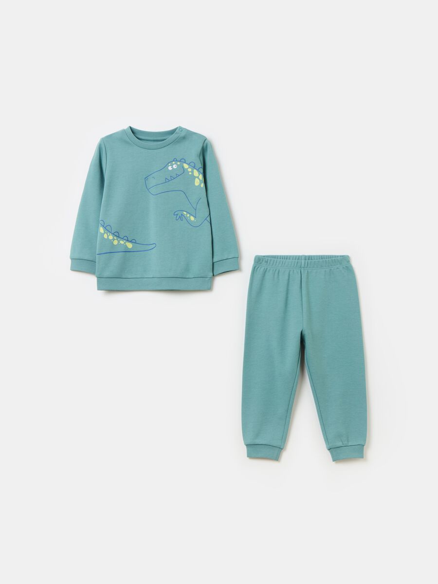 Organic cotton pyjamas with print_0