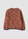 Multicoloured crew-neck jumper in wool and alpaca blend_3