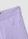 Purple organic cotton flared trousers_2