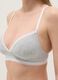 Grey Stretch Cotton Triangle Bra_3