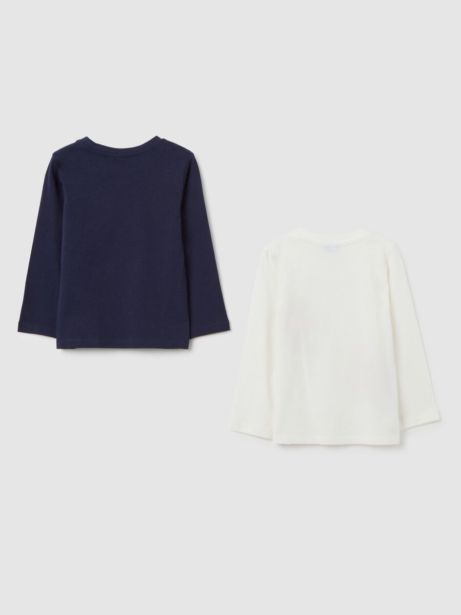White Long Sleeve Cotton T-Shirt_1