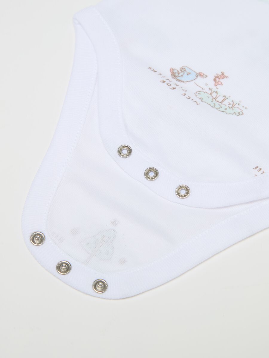 Two-pack short-sleeved bodysuits with Winnie the Pooh print_2