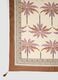 Brown pure cotton pareo with tropical print_2
