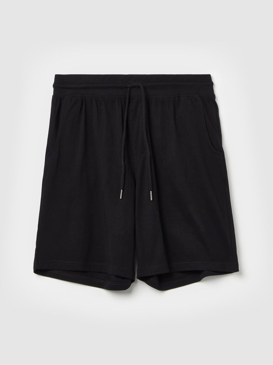 Short pyjama trousers with drawstring_4