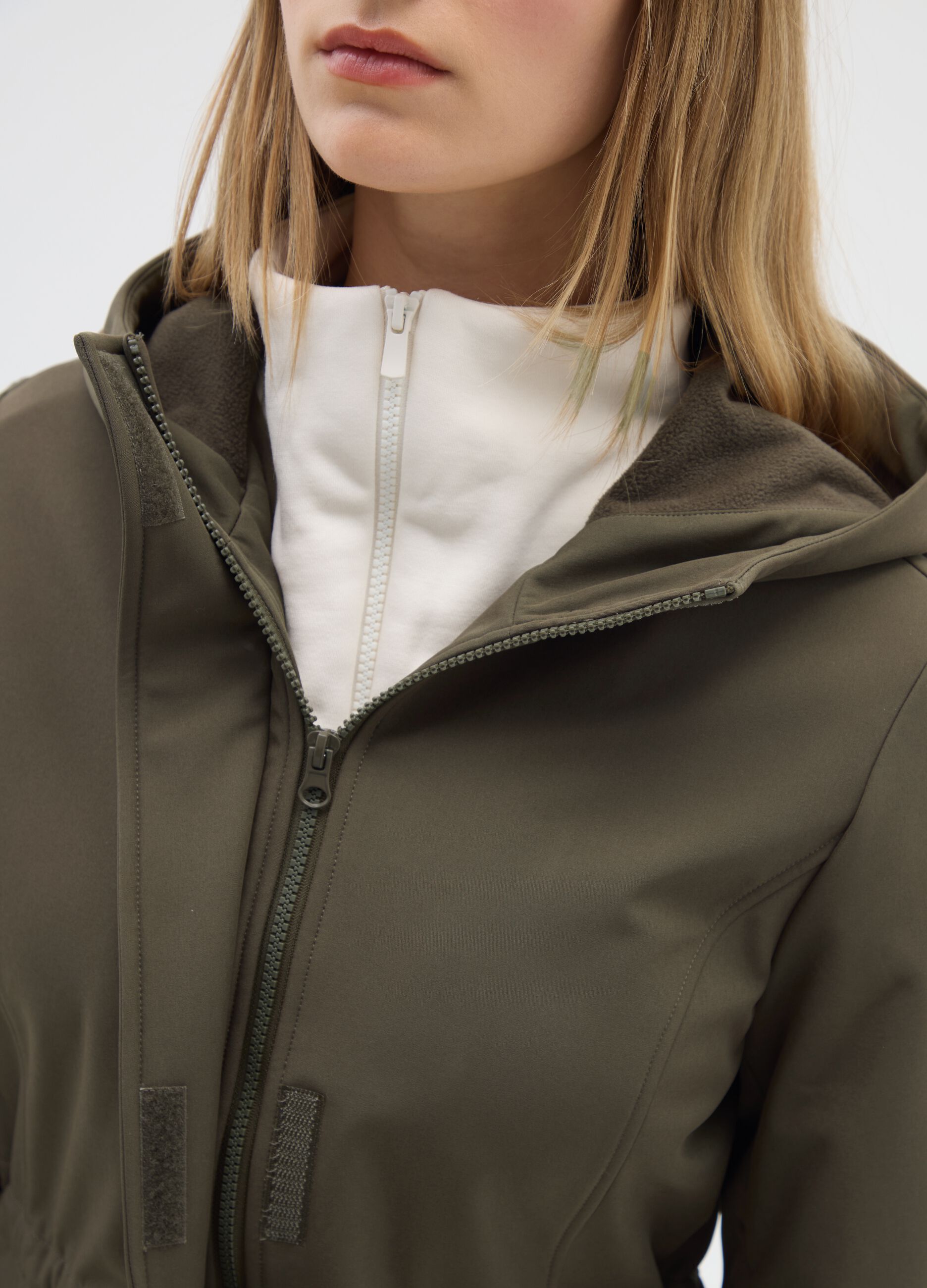 Giacca verde militare regular fit