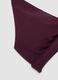Purple triangle bikini top in stretch fabric with shaping effect_5